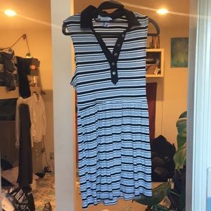 Urban Outfitters large striped black & white dress
